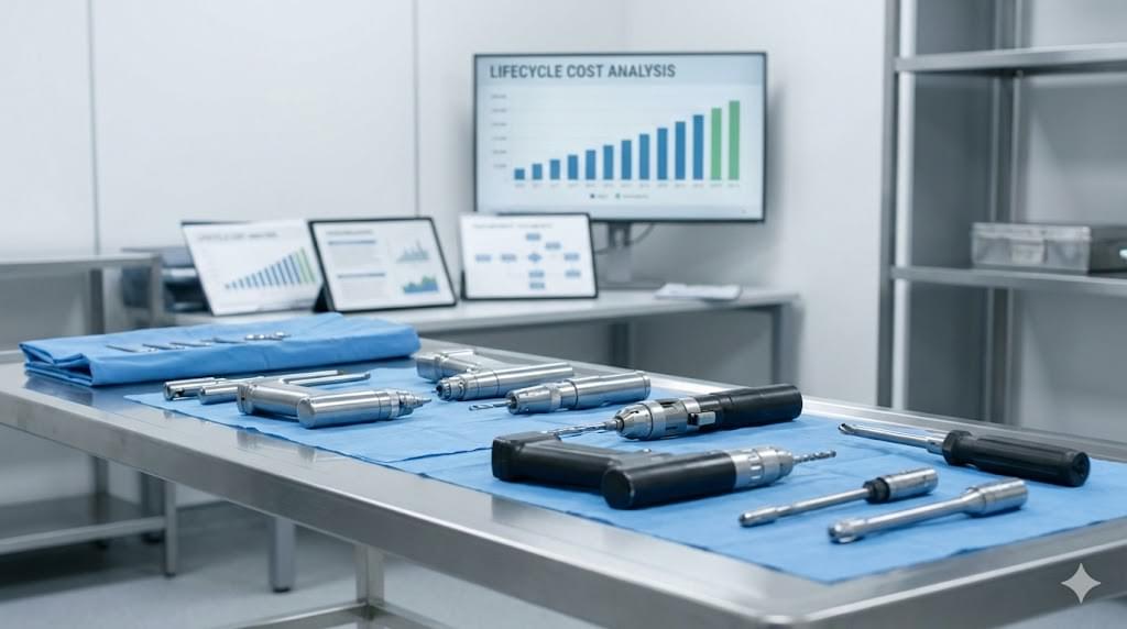 장기 병원 조달 결정을 위한 총소유비용 정형외과 기기 분석