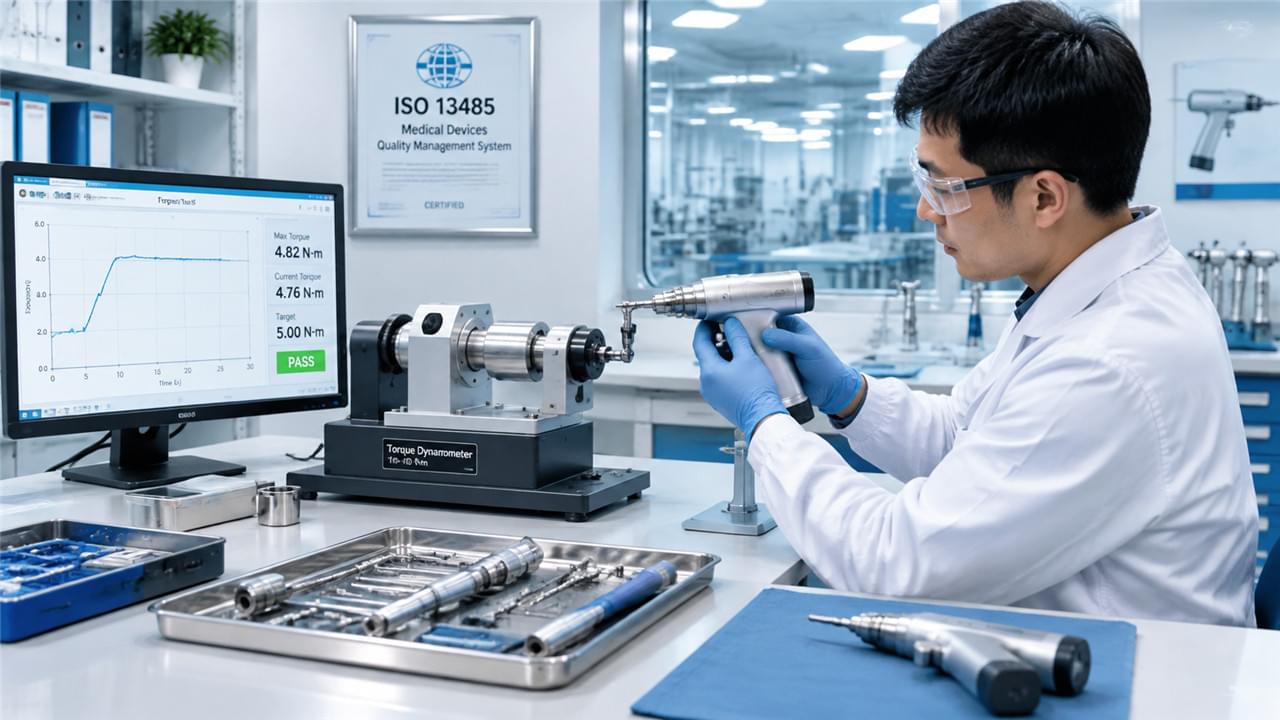 Home 9 Orthopedic power tool manufacturer quality control testing ISO 13485 compliance