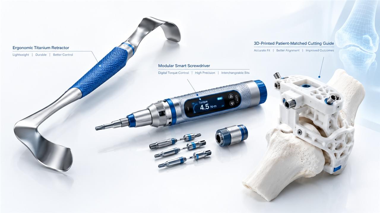 Home 9 Orthopedic instrument innovation trends 2026 — smart, ergonomic, modular and 3D-printed instruments